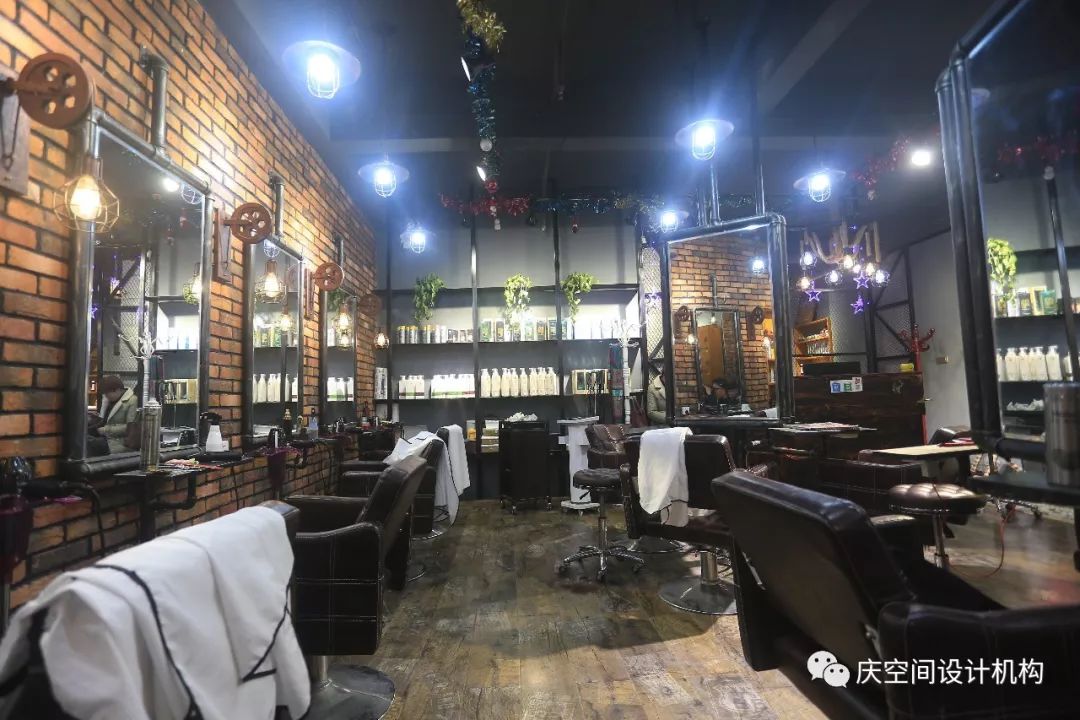 洛阳 LJ 烫染潮店,黑铁工业风的设计魅力-25