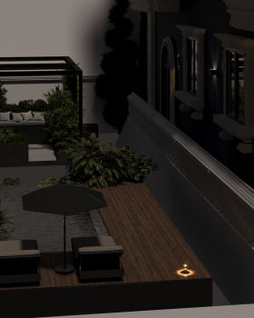 新demiette住宅外立面及后院3D规划