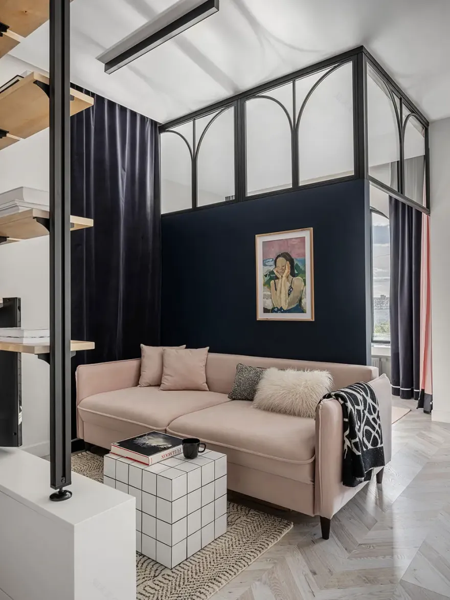 创意设计打造 49m2 公园景致小宅-2