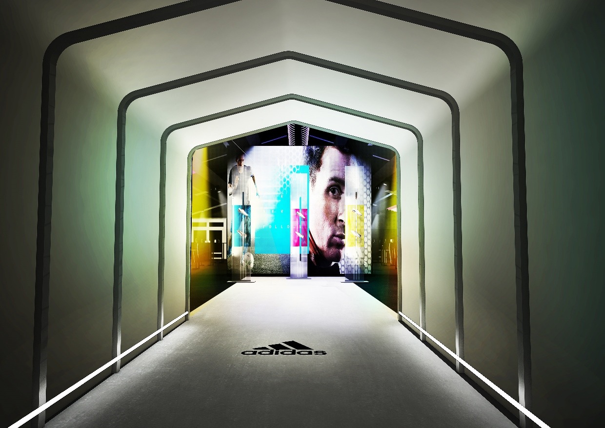 2016 欧冠 Adidas 概念店设计-9