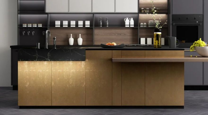 2020年欧派新品黄金海岸橱柜,工业风也有不一样的柔和!-13