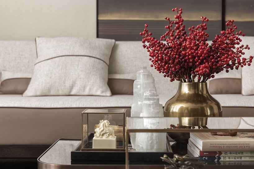 山西太原远大凤玺湾样板间——现代中式风格-12