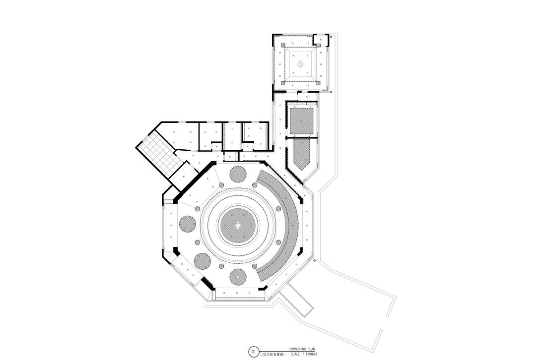 瑞 RED Lounge 时尚天花布置-2
