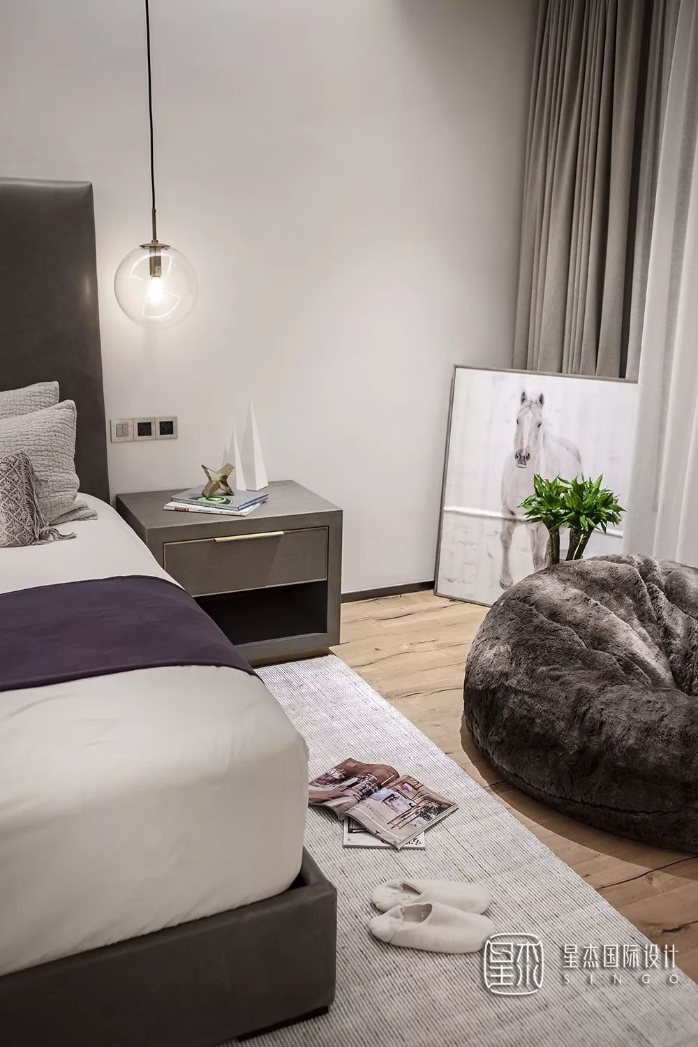 御景湾现代美式家居丨李鸣-34