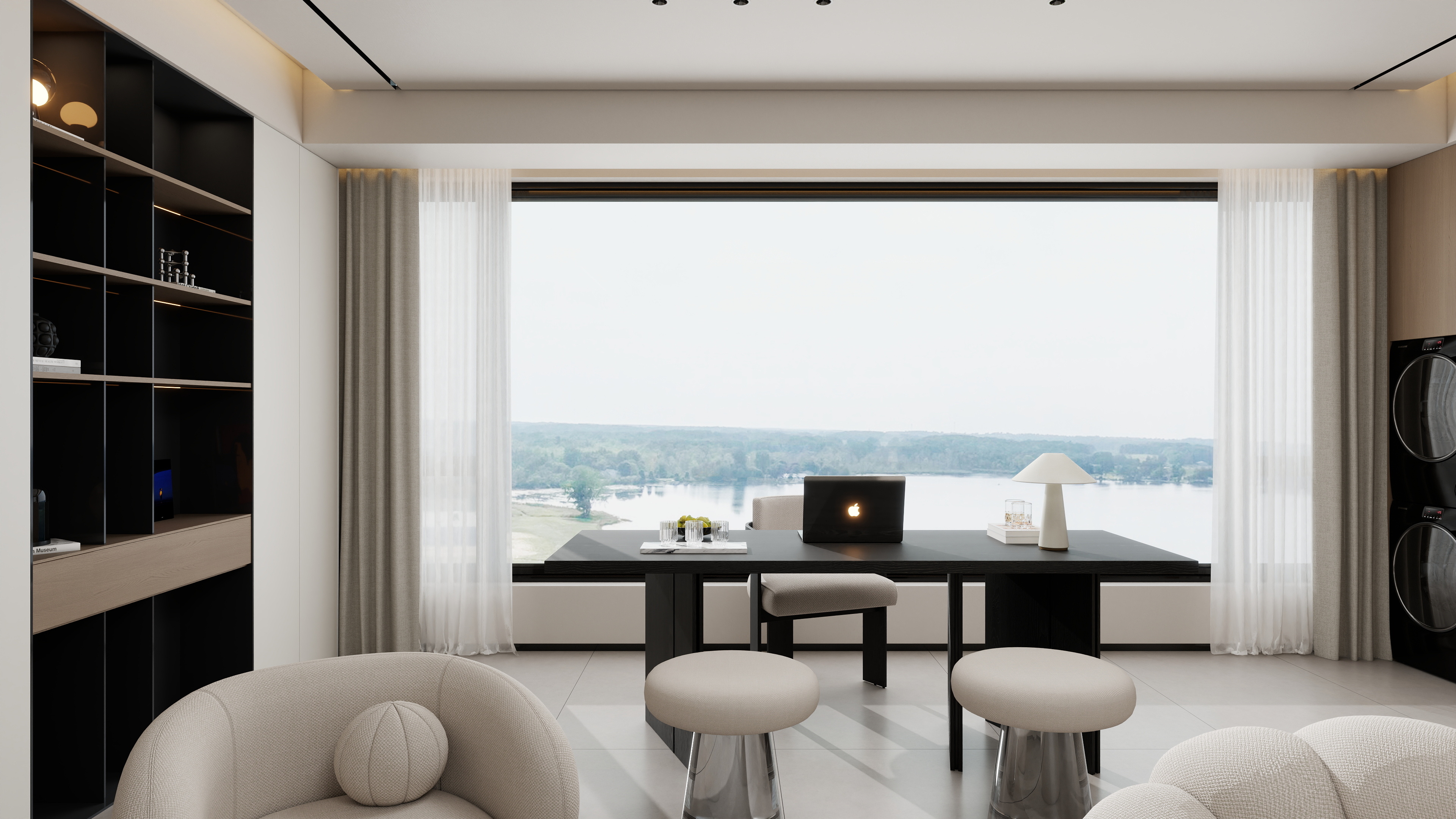 广州市大平层现代极简风-6