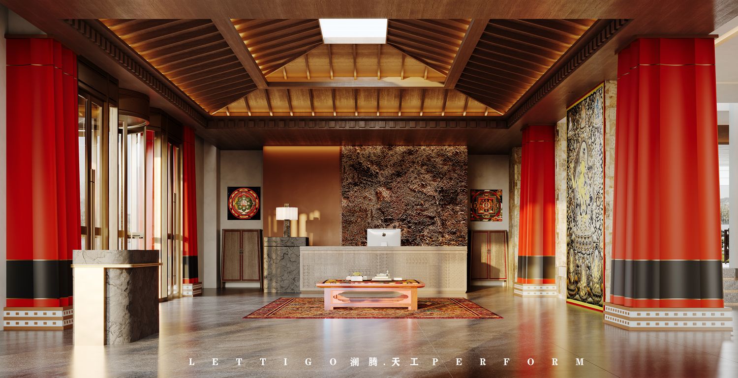 工装|混搭风酒店公共空间-0