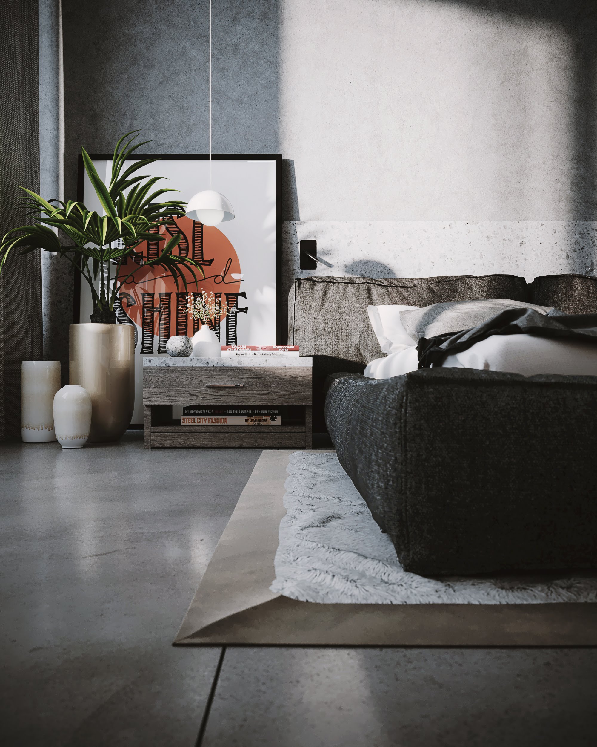 Small Apartment Bedroom-2