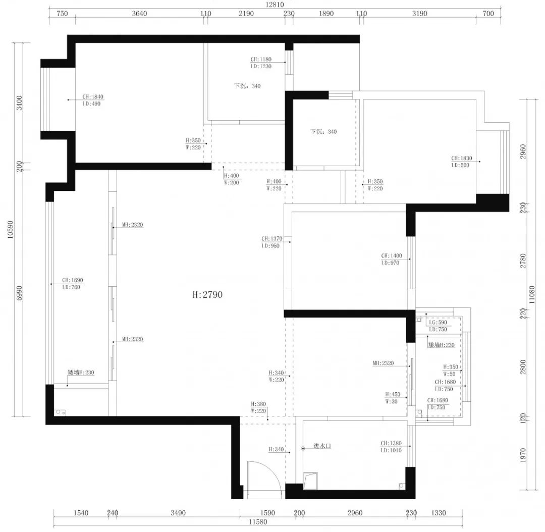 龙湖嘉天下观宸 135m²现代简约，享受时光的境遇-14