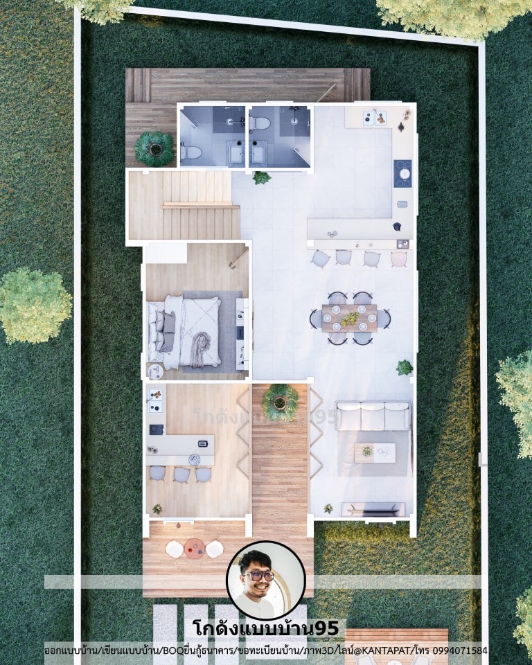 北欧风格二层住宅P  1674-19