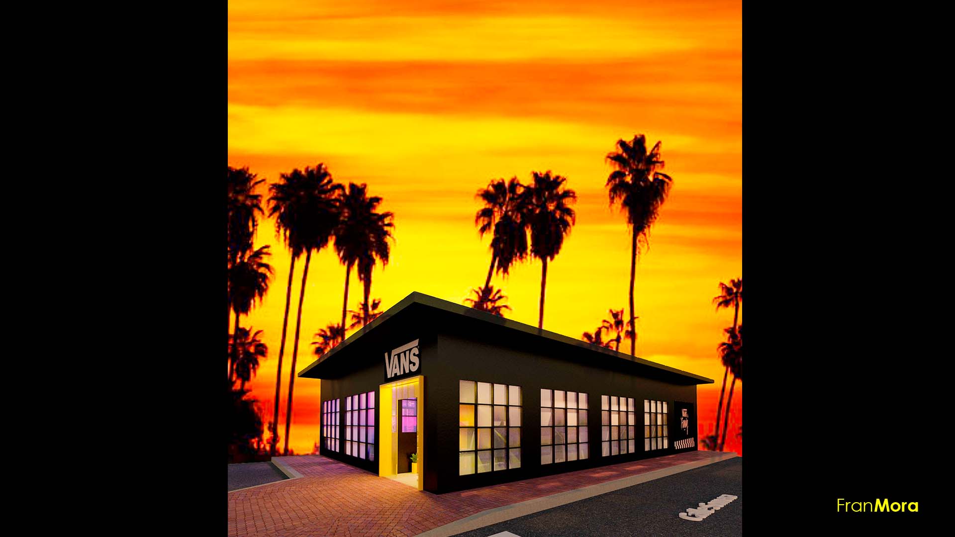 Diseño de Interiores - Tienda Vans Málaga.-13