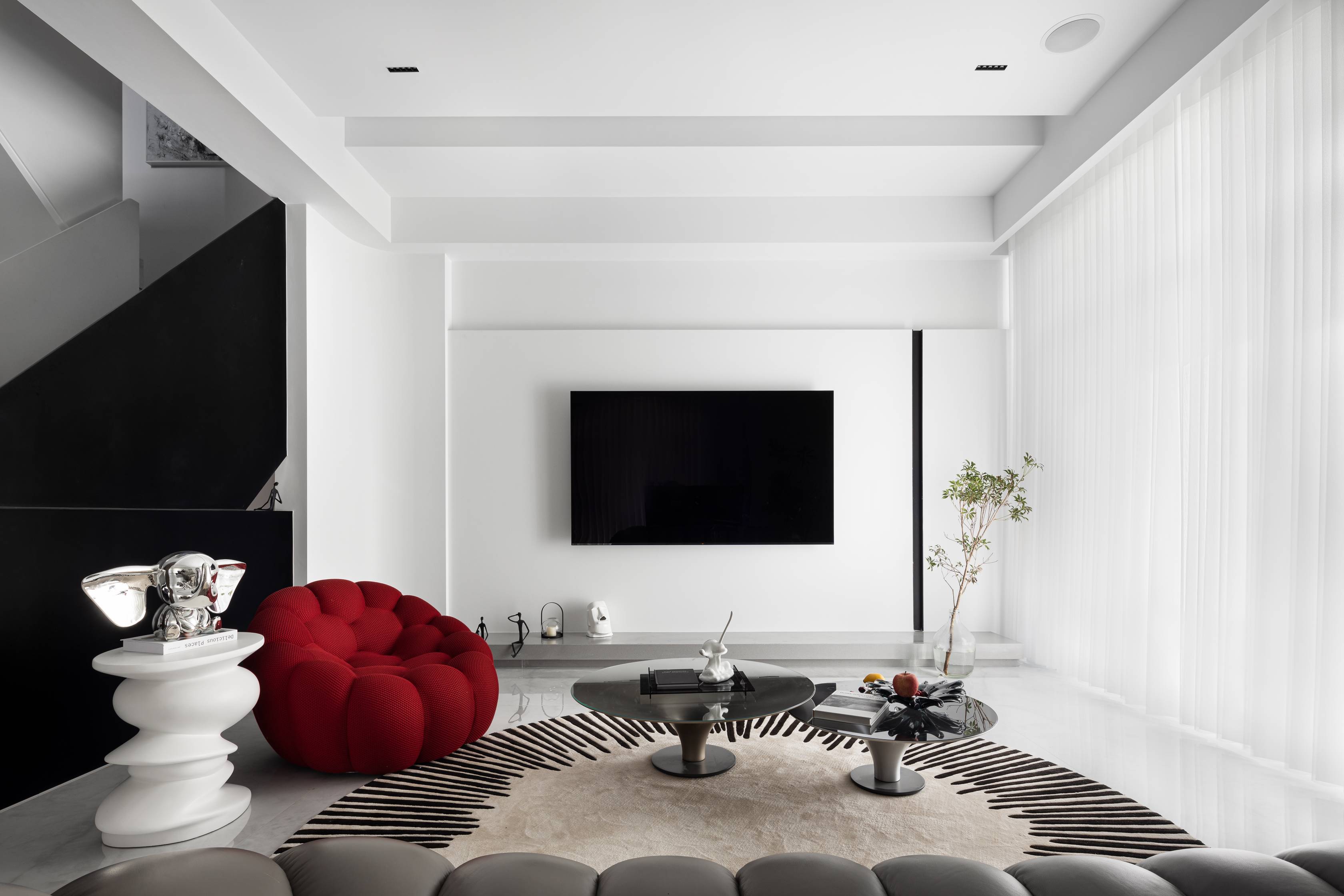现代极简主义住宅设计丨HZ 高端设计事务所,逸品装饰-0