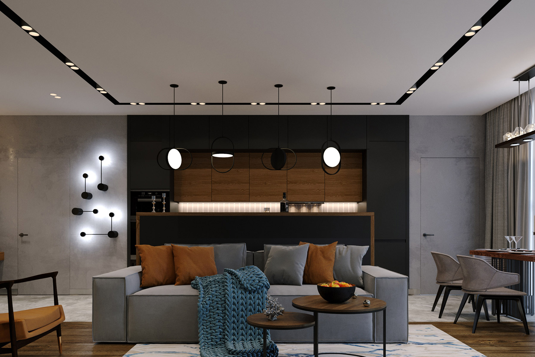 ЖК Резиденция композиторов 88м²公寓设计丨Бюро ARXY-10