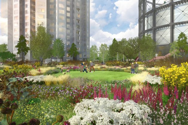 瑞典旧燃油储备罐改造住宅项目丨瑞典斯德哥尔摩丨Herzog & de Meuron,Piet Oudolf,LOLA-15