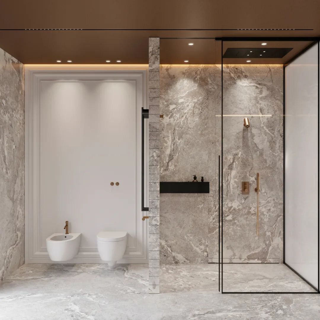 巴塞罗那现代轻法式住宅丨西班牙巴塞罗那丨Alex Tolkachev-37