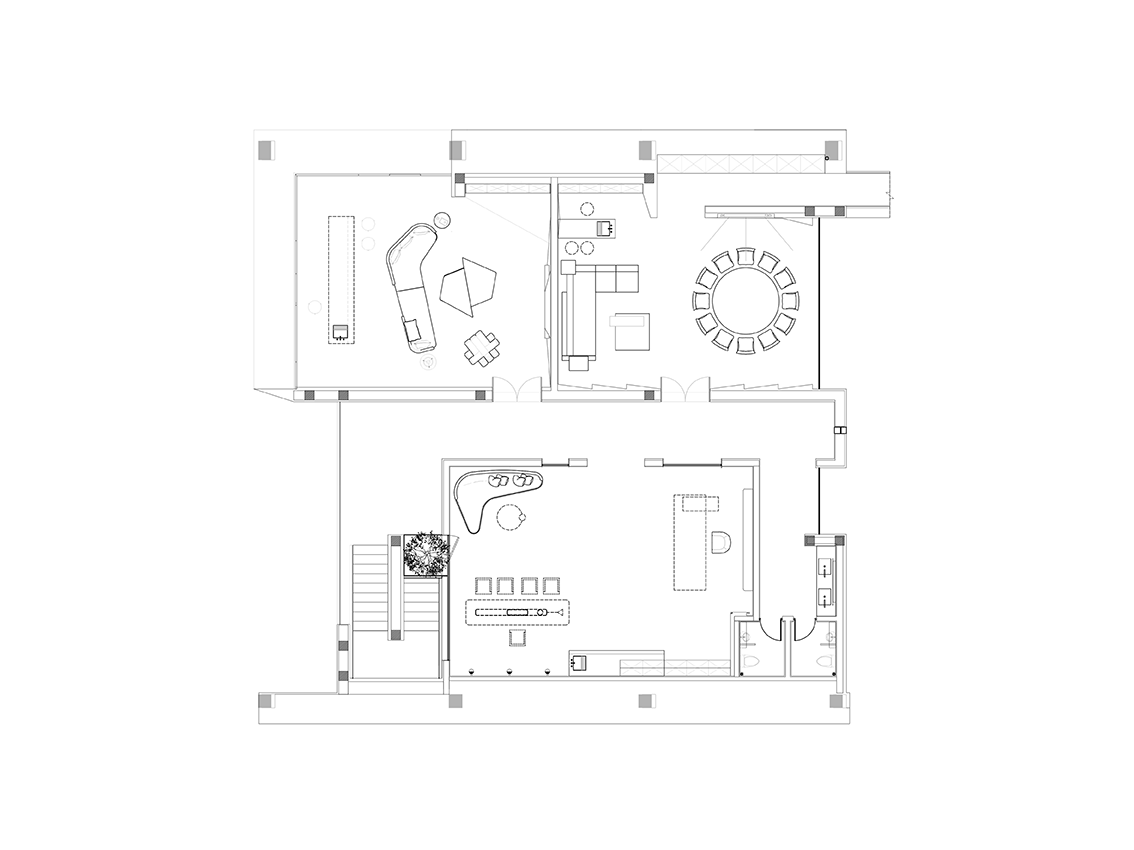 简梵高岩板展厅办公楼丨ACME 木及设计-219