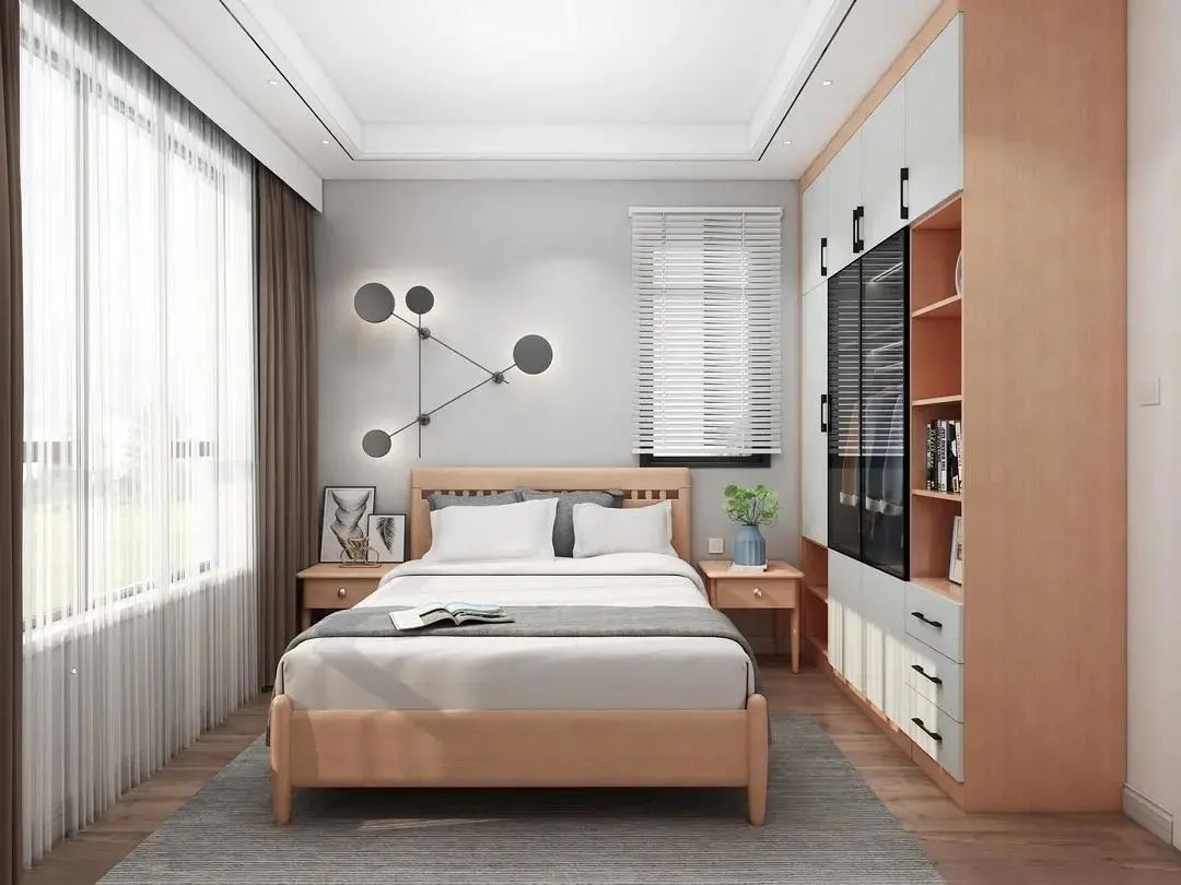 北欧自然风卧室设计，清雅实用的生活态度-12