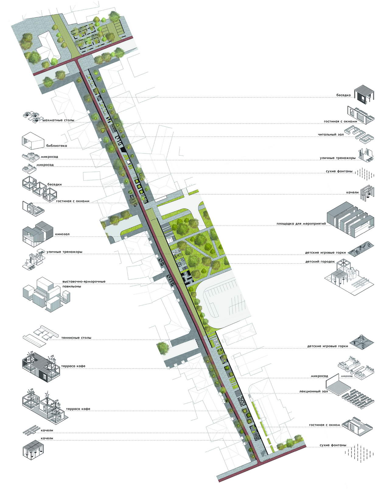 弗拉基米尔少女街景观整治项目丨俄罗斯弗拉基米尔丨Osetskaya.Salov. (ex.ARCHSLON)等-14