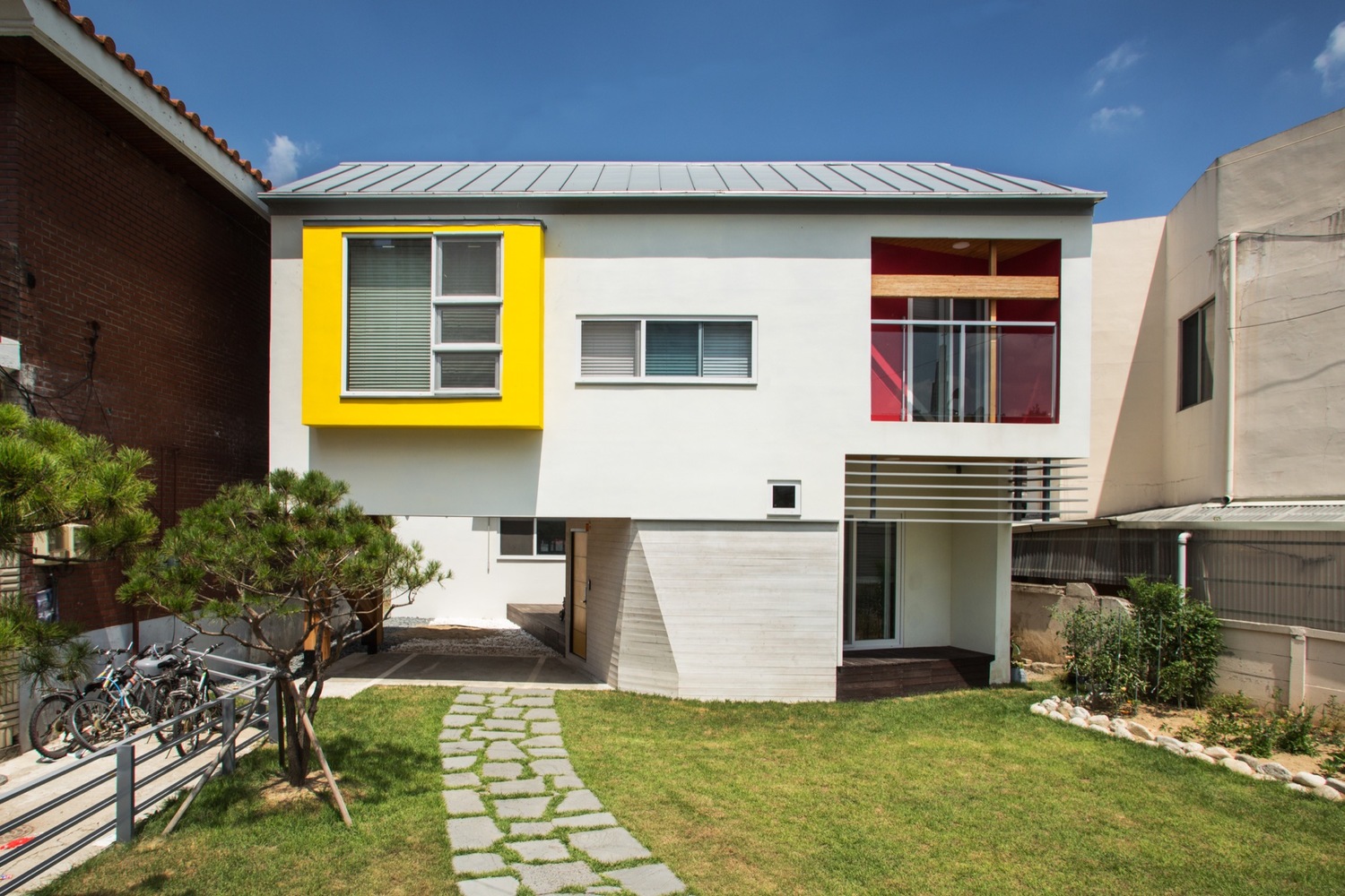 韩式住宅的倾斜"ㄷ"形外墙设计-57