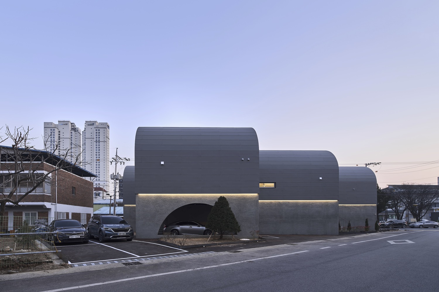 韩国圆形屋顶住宅丨Todot 建筑师和合作伙伴-15