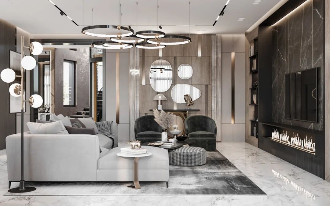 阿塞拜疆巴库现代轻奢公寓设计丨Aytan Guliyeva-2