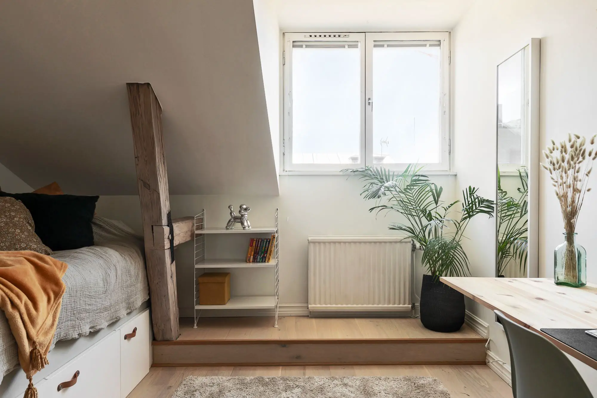 瑞典绿色陶土风格阁楼设计-18