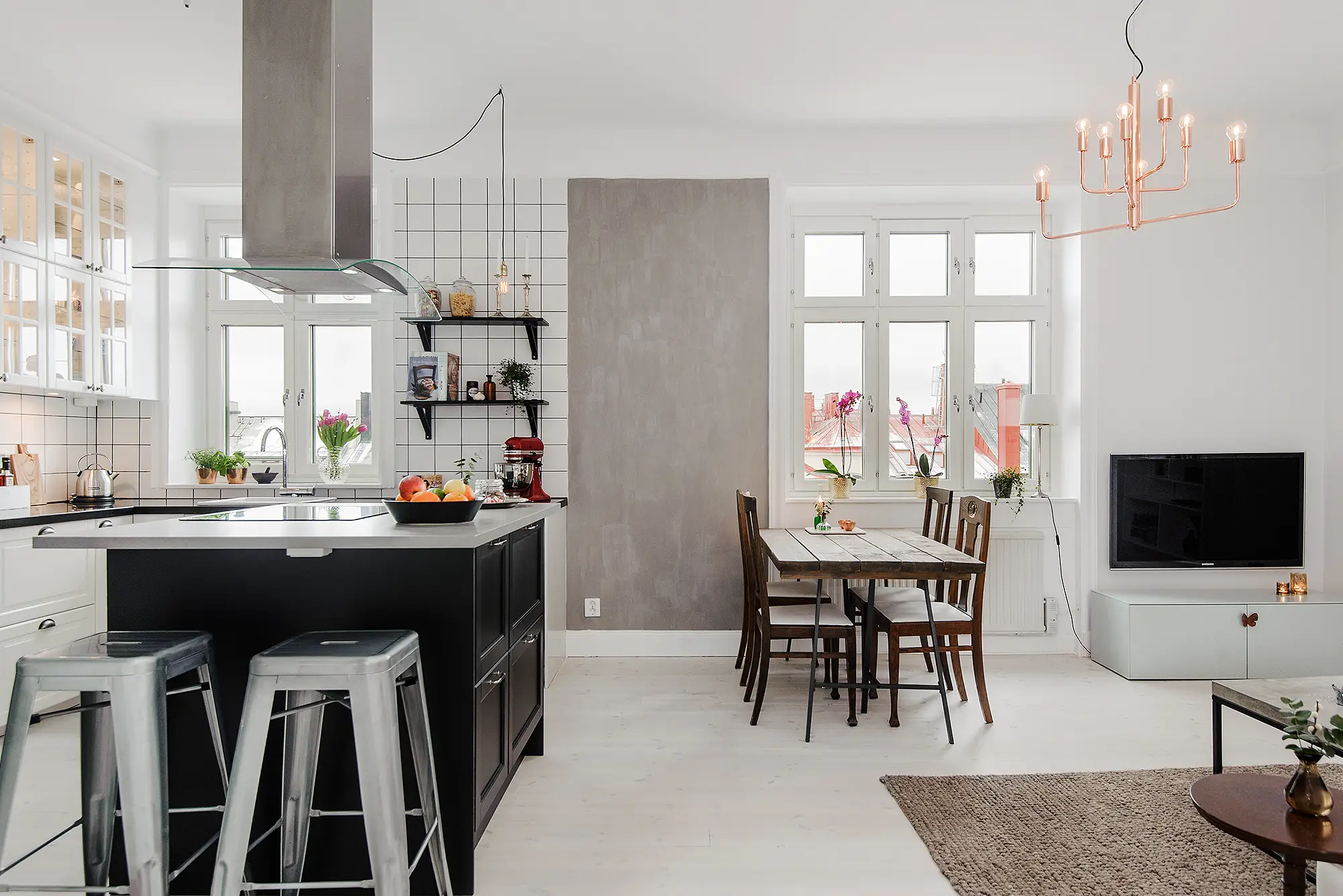 小户型厨房岛台设计案例-2