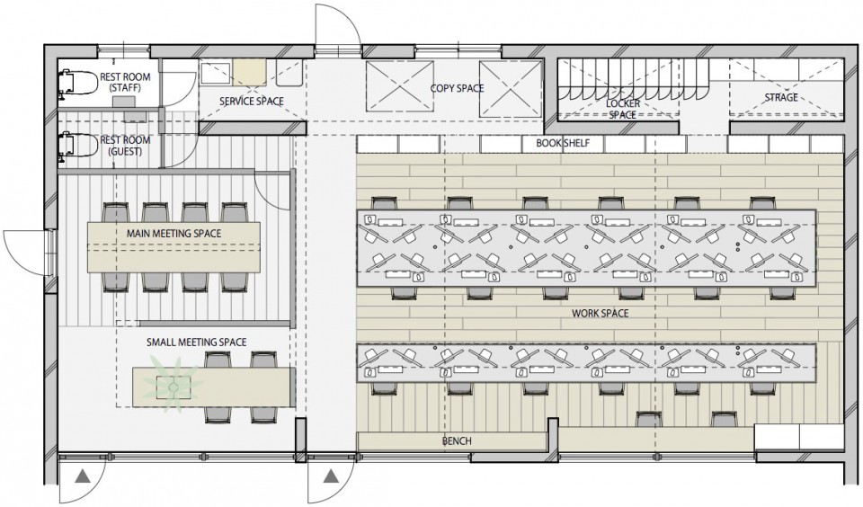东京办公室设计，智慧科技的现代演绎-21