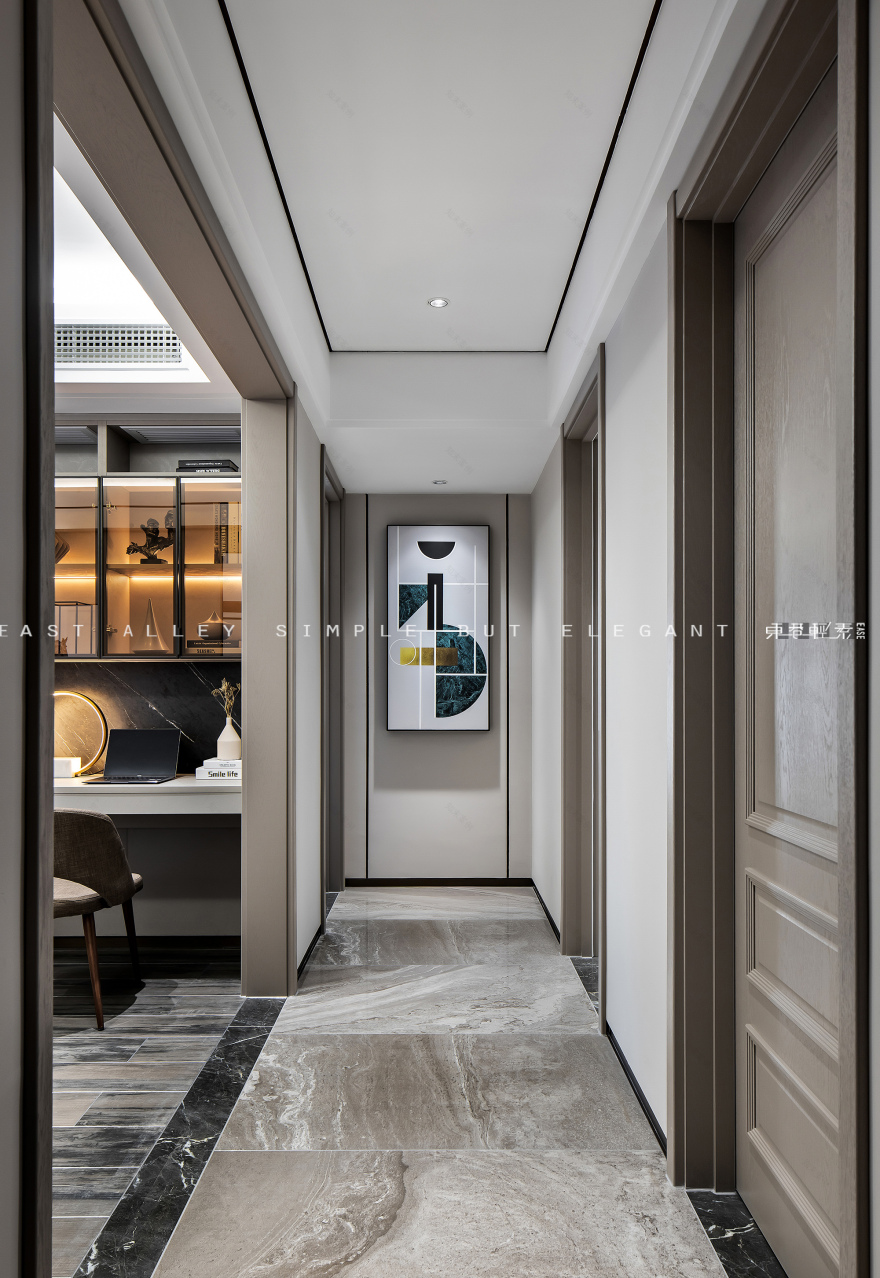 EASE 东巷轻素 |山水江南样板间:三米八深蓝-49