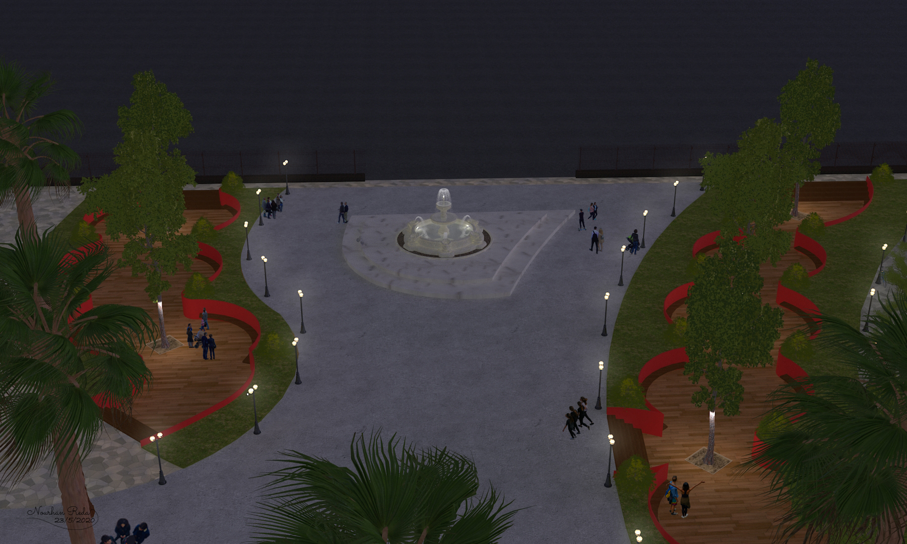 Seating Area - El Hezb El Watany land, Tahrir-4