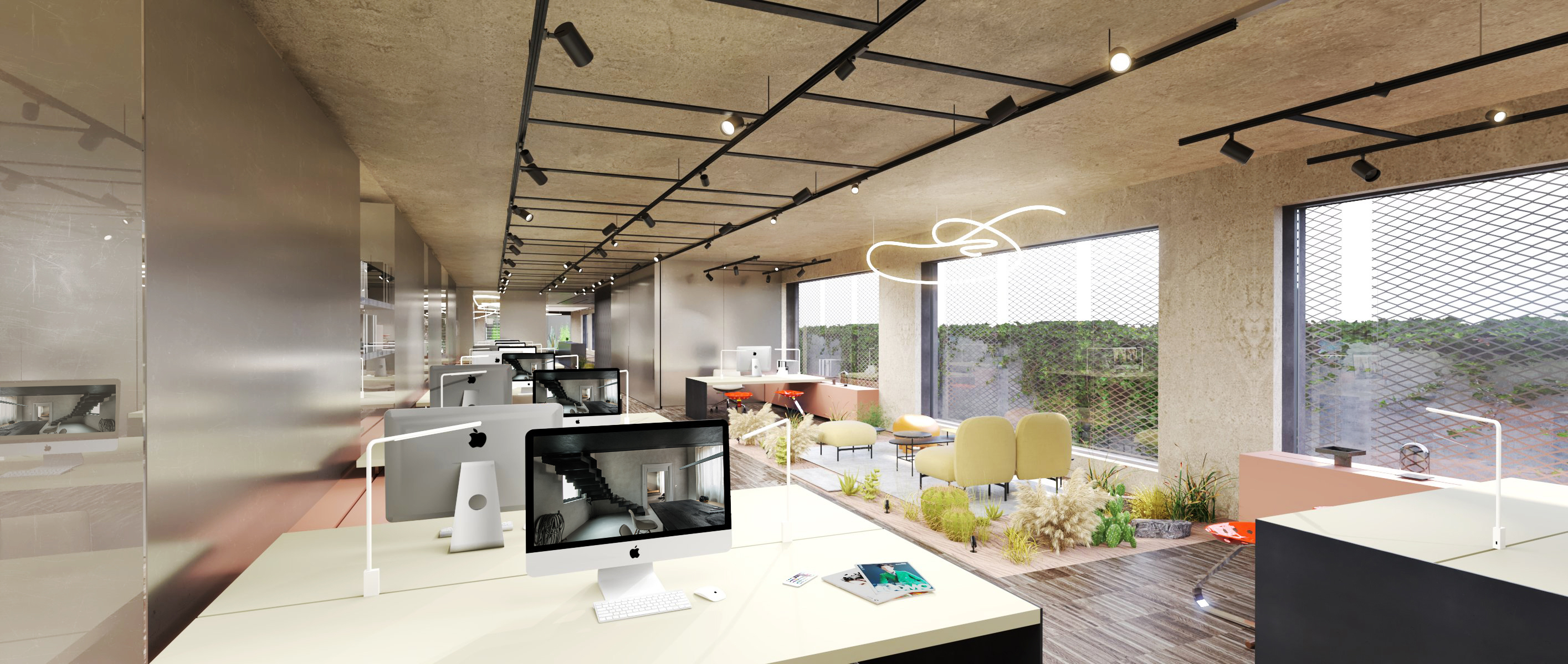 绿色生态的时尚工厂总部-13