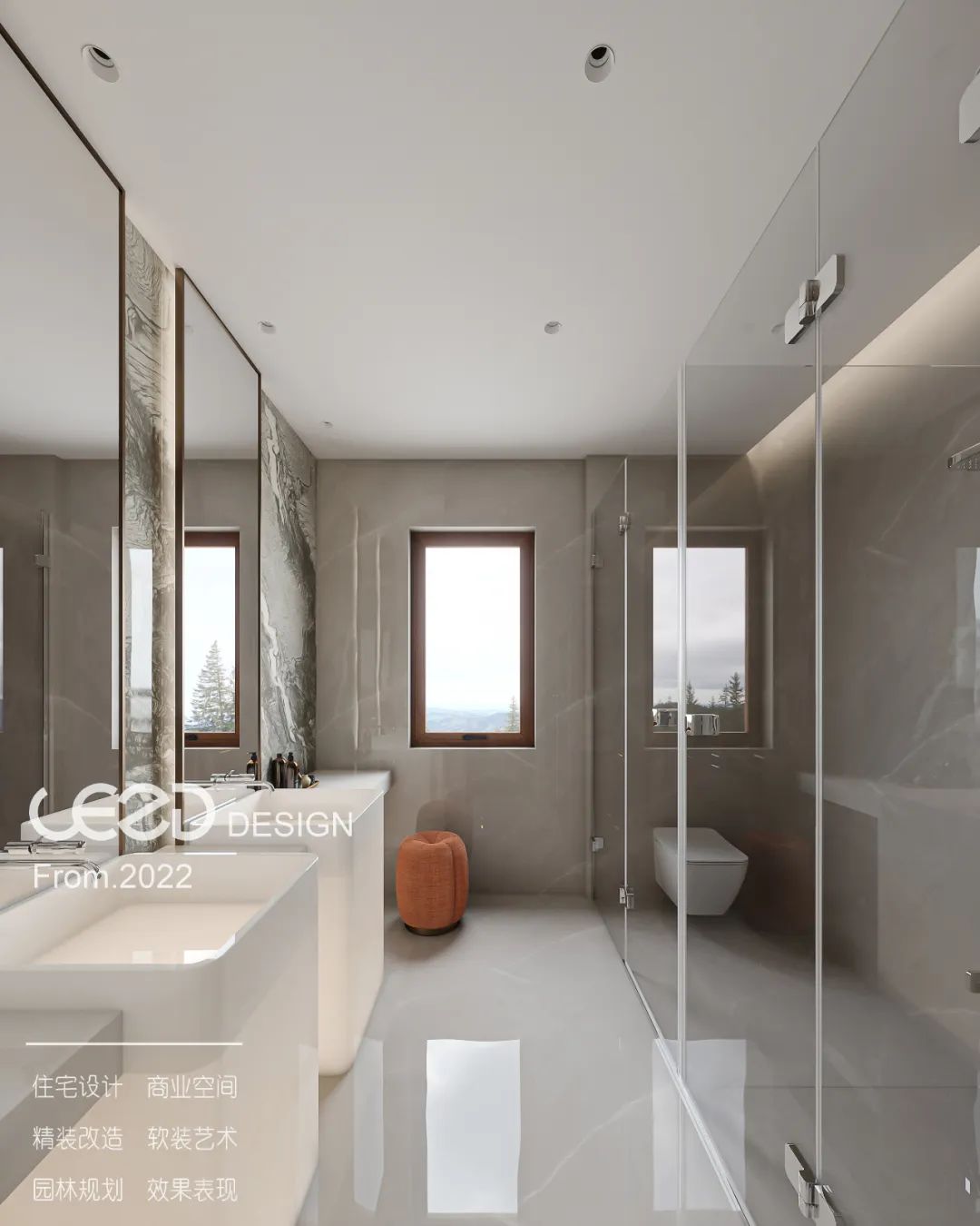 清澈纯粹的设计呈现美好极致生活丨中国宁波丨宁波市乐赞室内装饰设计有限公司-97