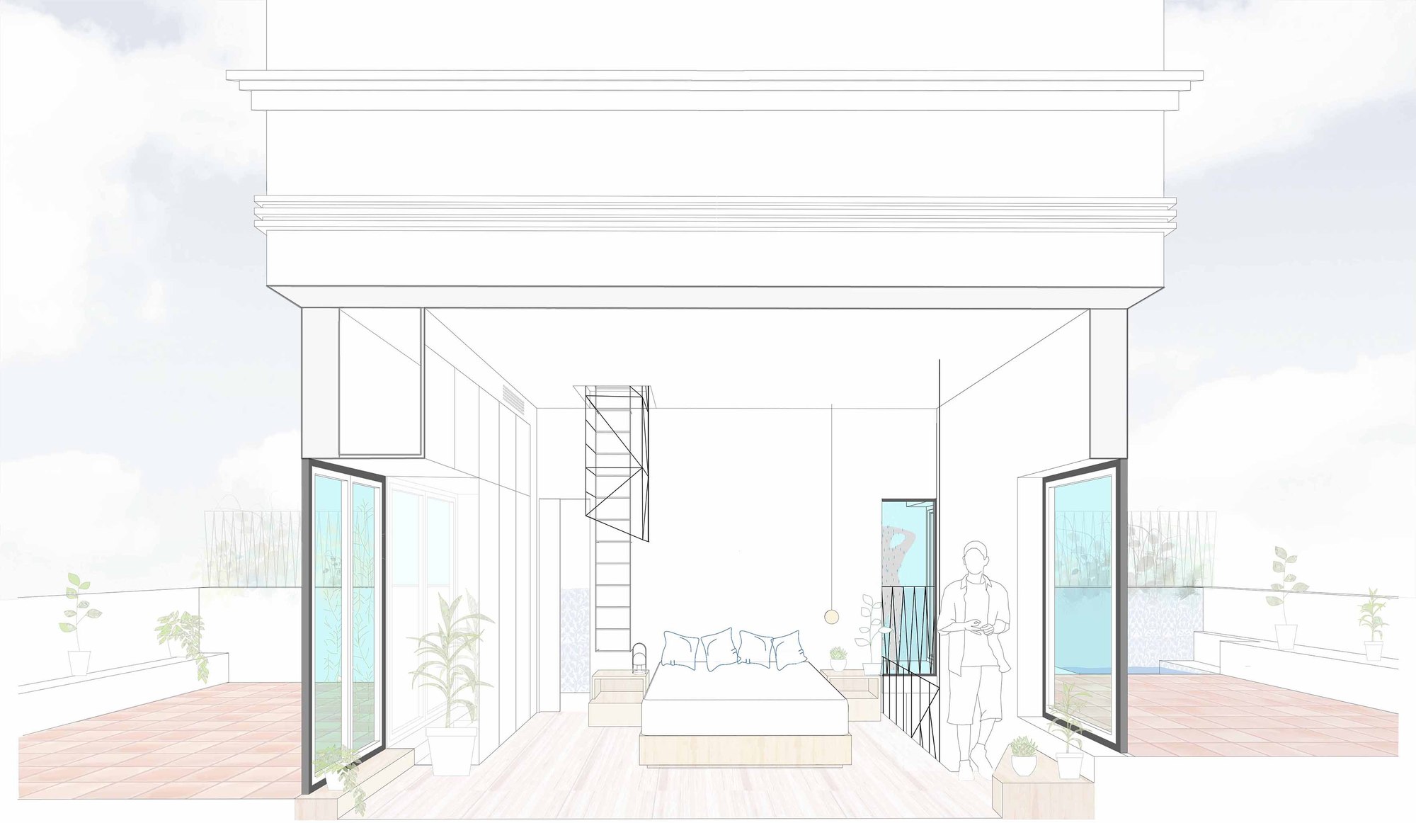 圆顶屋丨西班牙马德里丨Idoia otegui_arquitectura-52