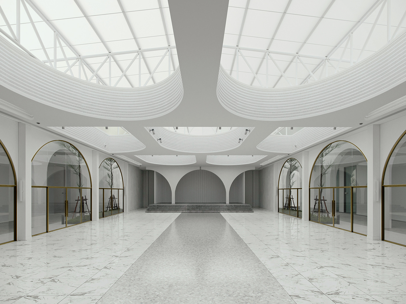 黎明婚礼场地概念丨PHTAA Living Design-9