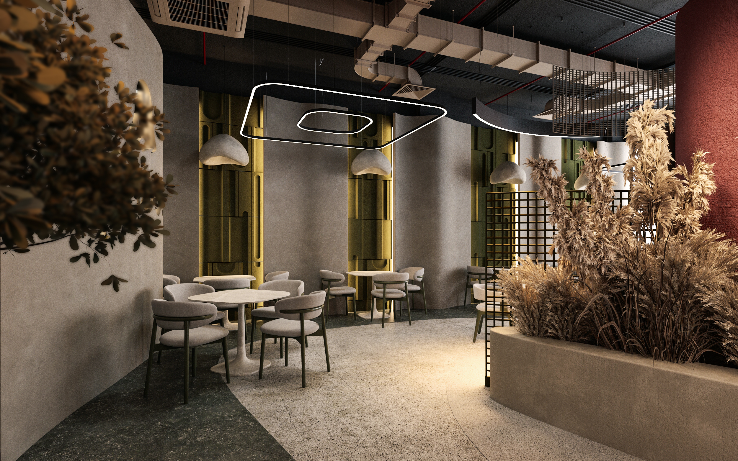 Modern Café & Sweets Shop Interior Design-10