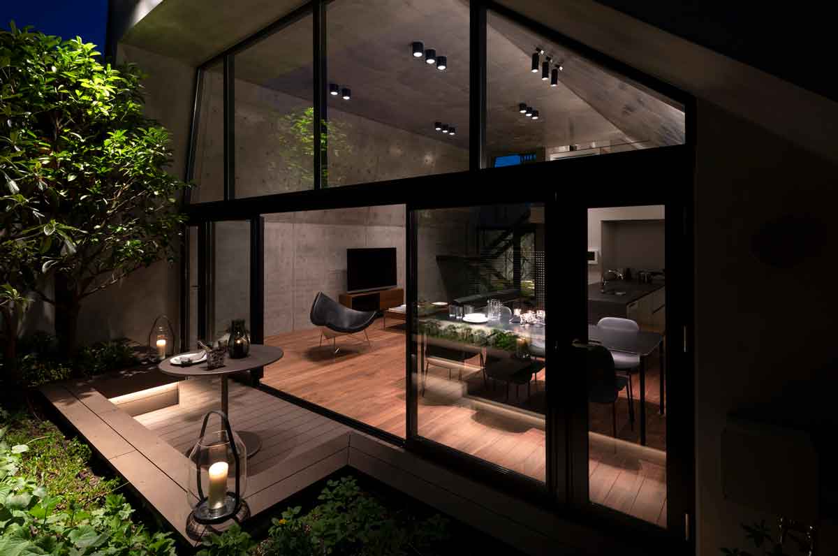 Concrete Shell House 混凝土壳住宅丨IKAWAYA Architects-34