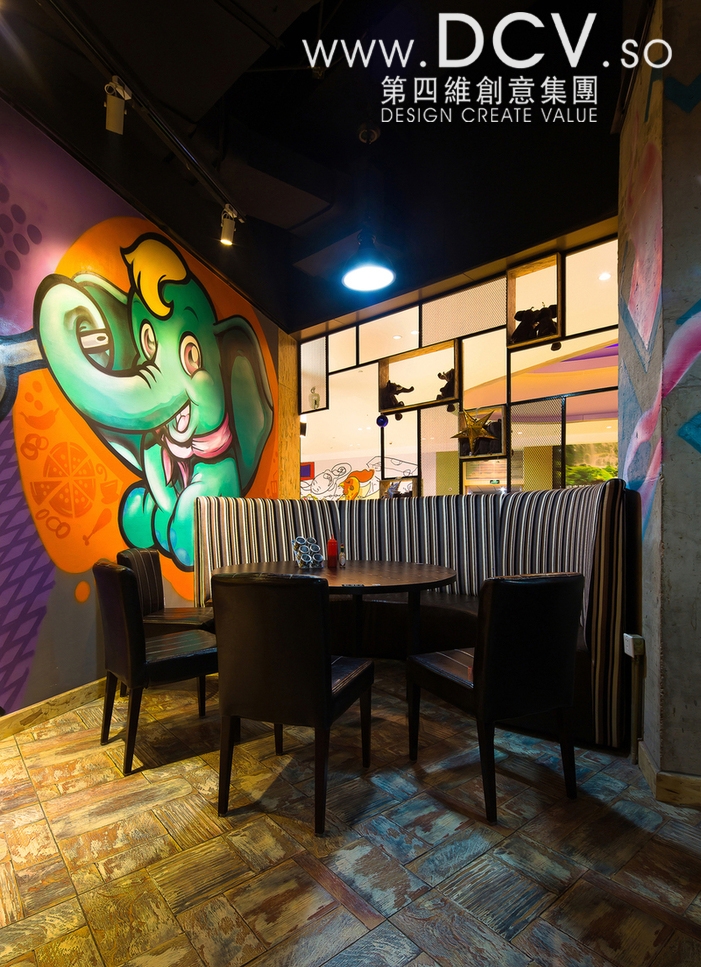 西安 飞象披萨特色时尚主题餐厅专业团队策划设计-3