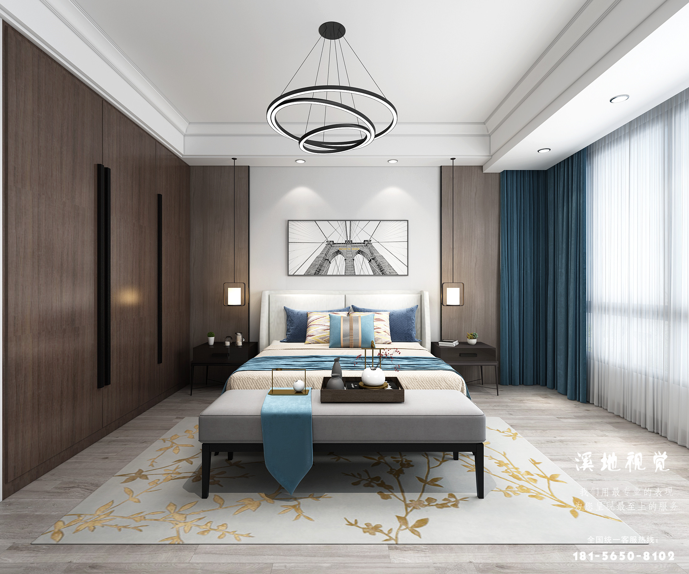 轻奢卧室主卧-3