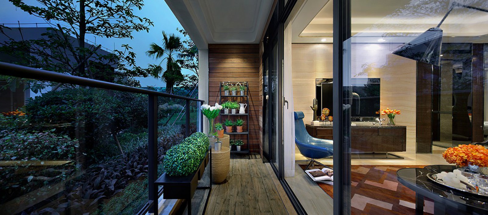 115m²珠江湾畔，大城美宅—宏鼎天御江畔样板房  戴勇室内设计师事务所-16