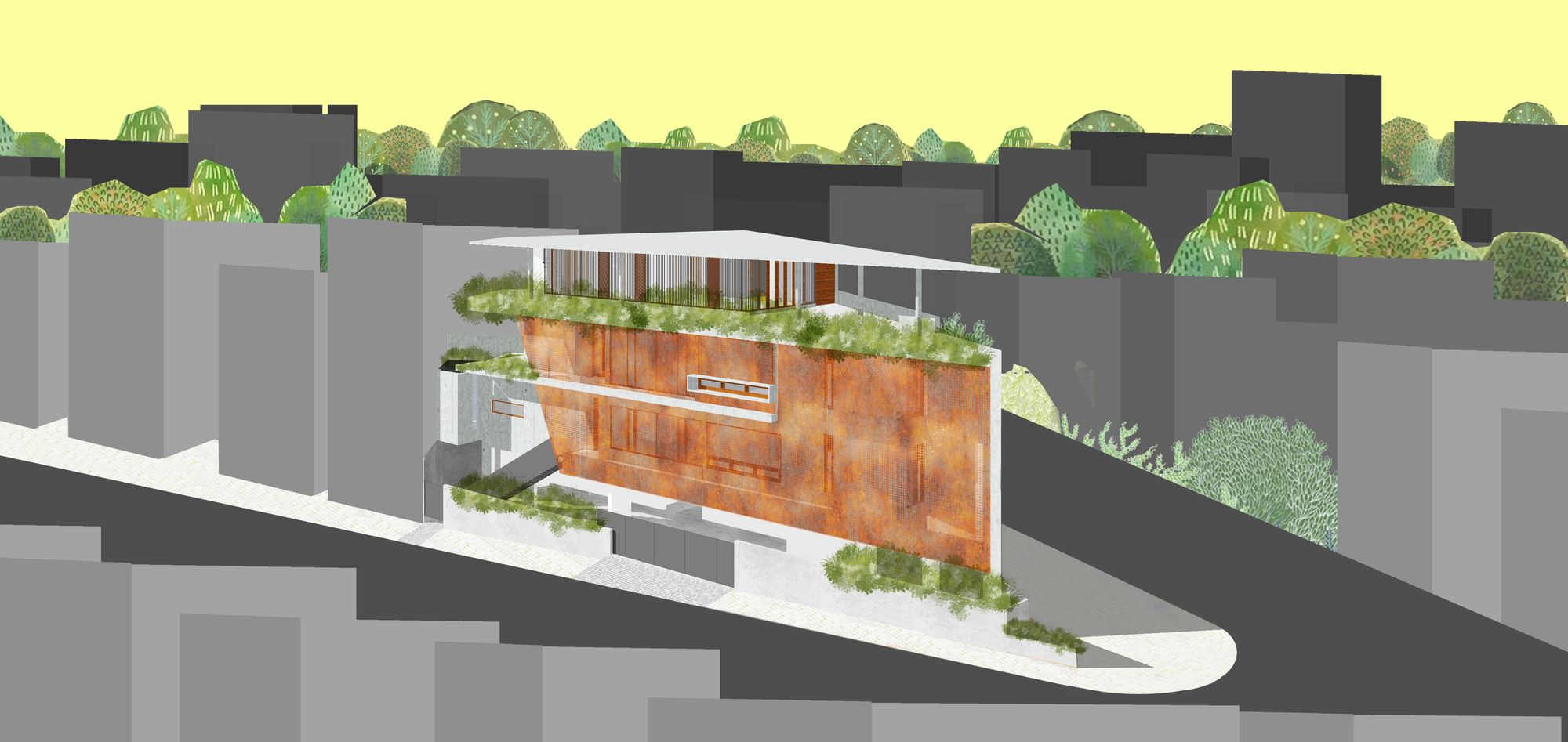 钢铁堡垒中的温馨家园·班加罗尔“隐匿住宅”-6