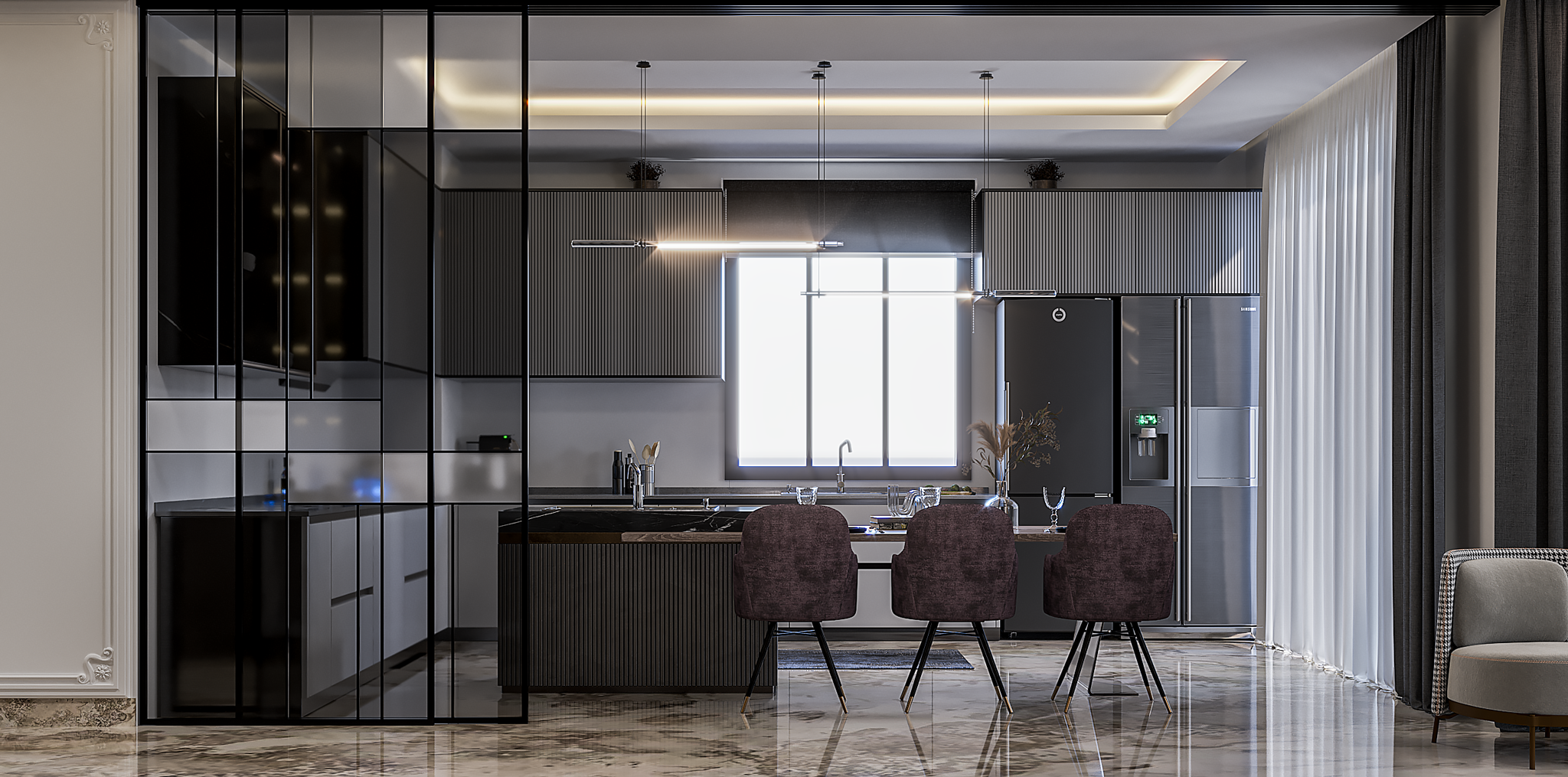 grand heights October, private villa (ground floor )-17