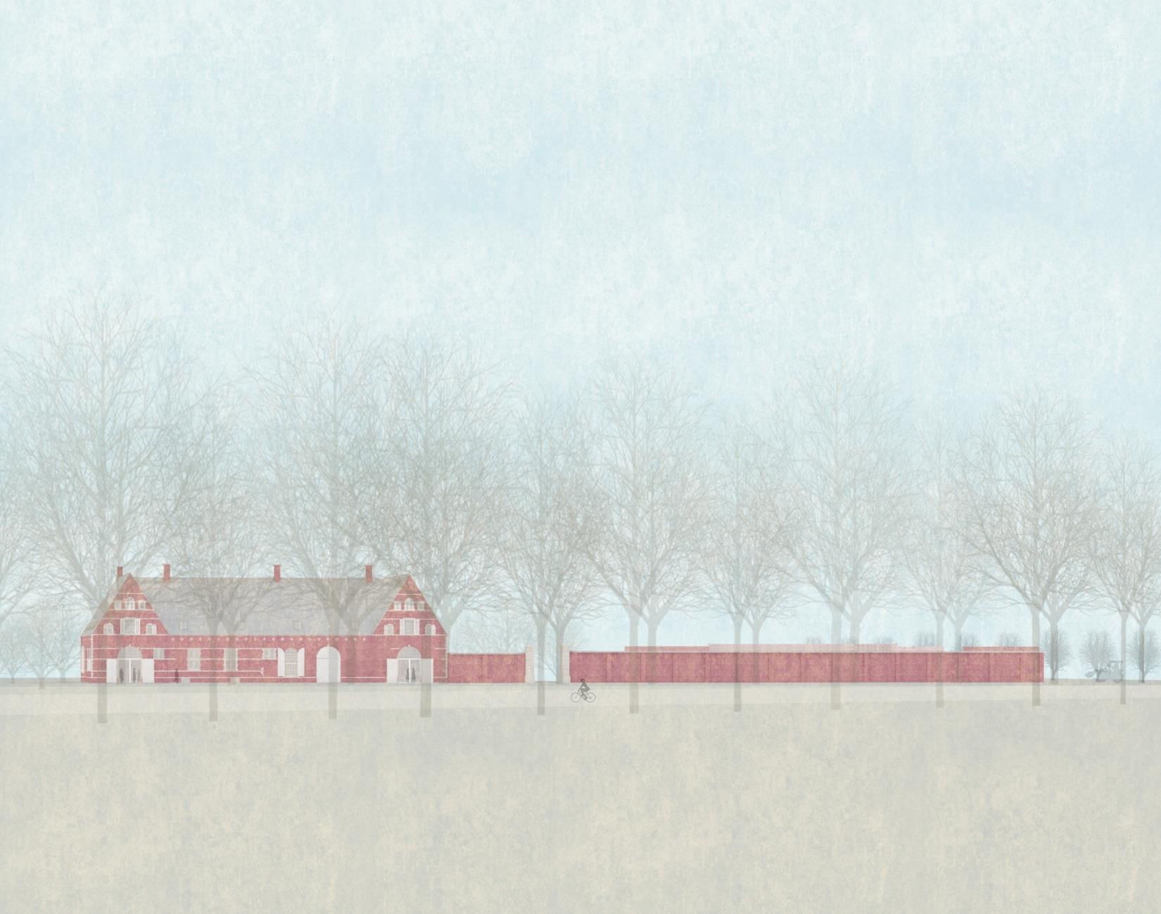 Wilrijk历史四方农舍改造为工作室-1