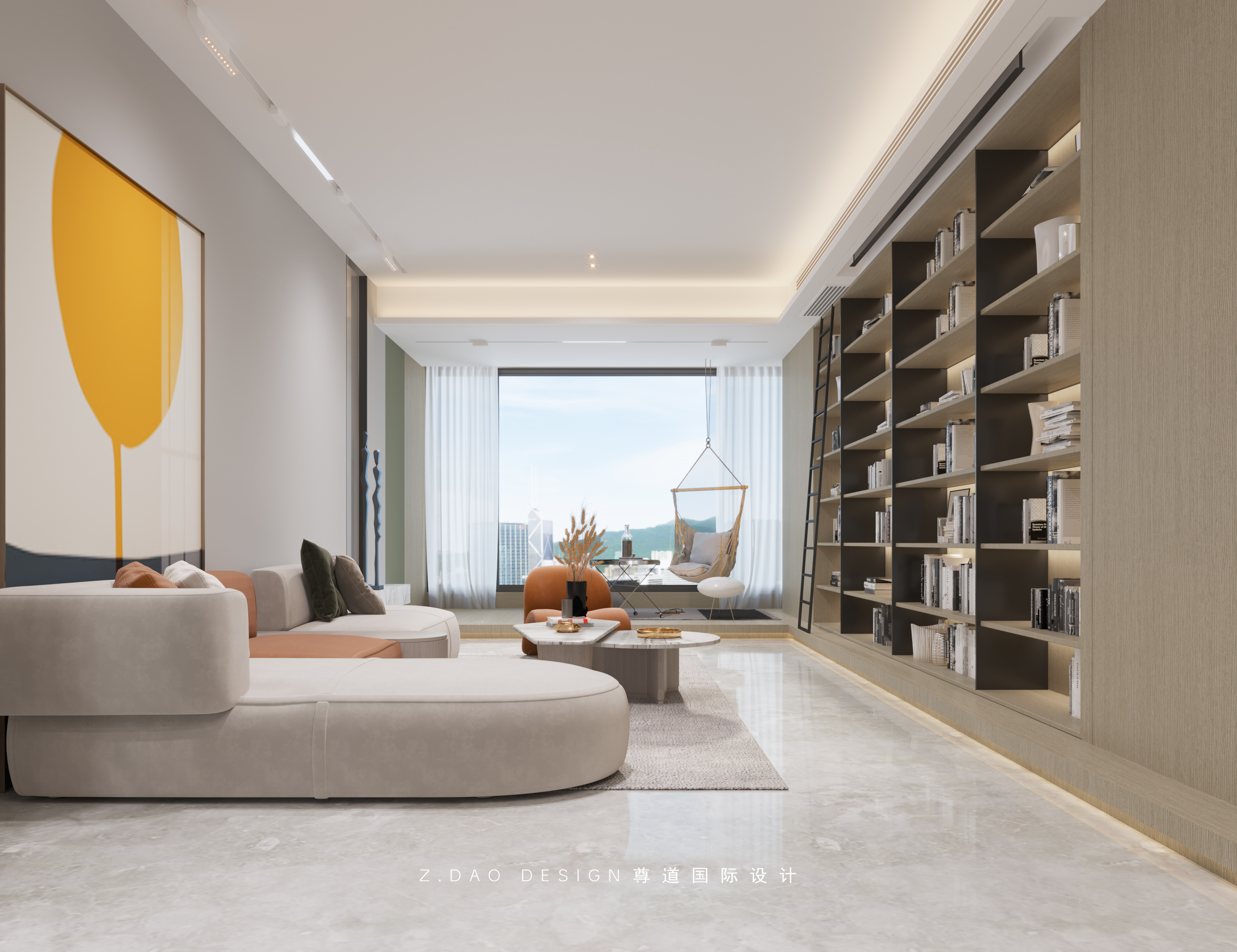 合肥置地双玺现代风大平层丨合肥尊道国际设计-5