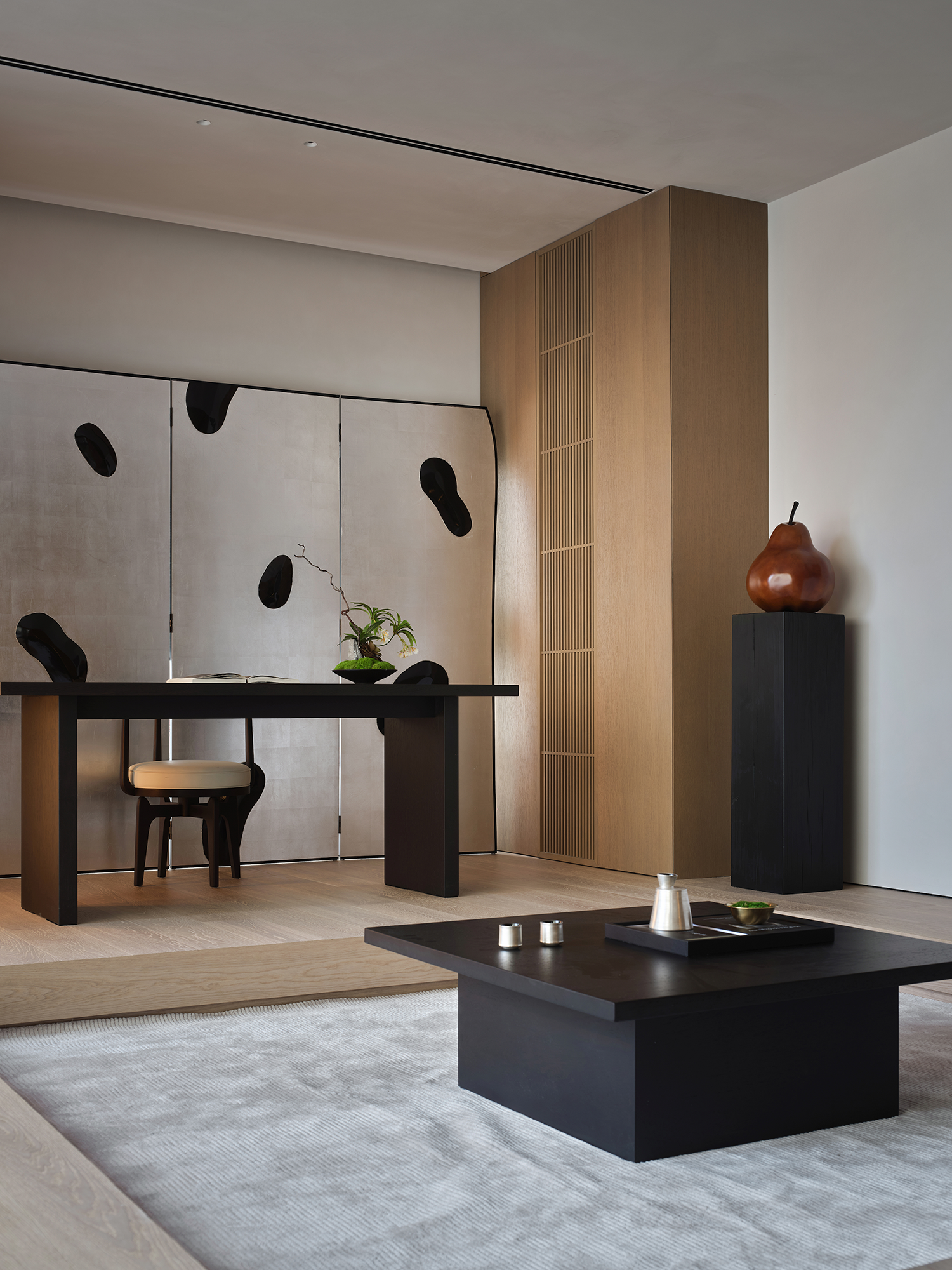 浙江360m²克制与温柔丨中国温州丨柒筑空间设计,侑光软装设计-76