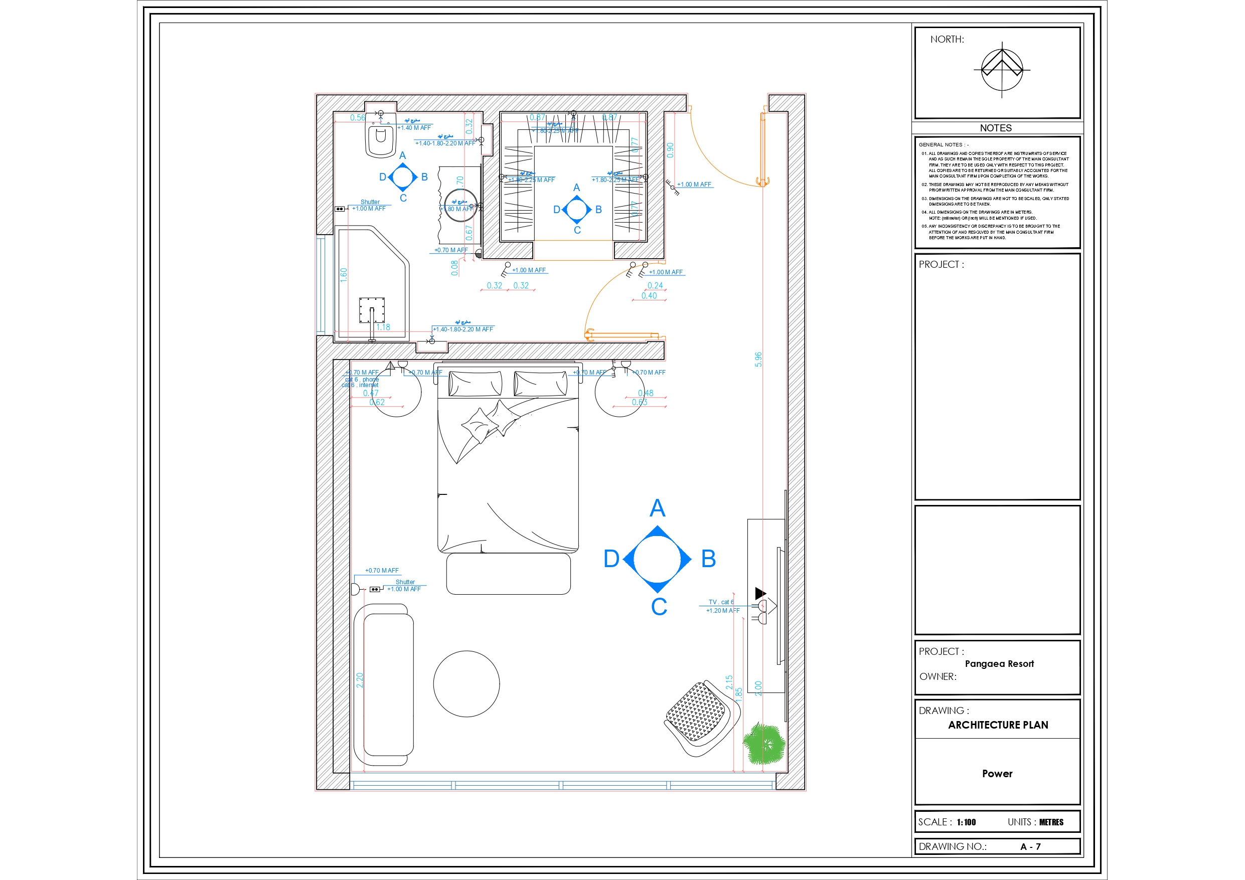 WORKING DRAWING OF CHALET-7
