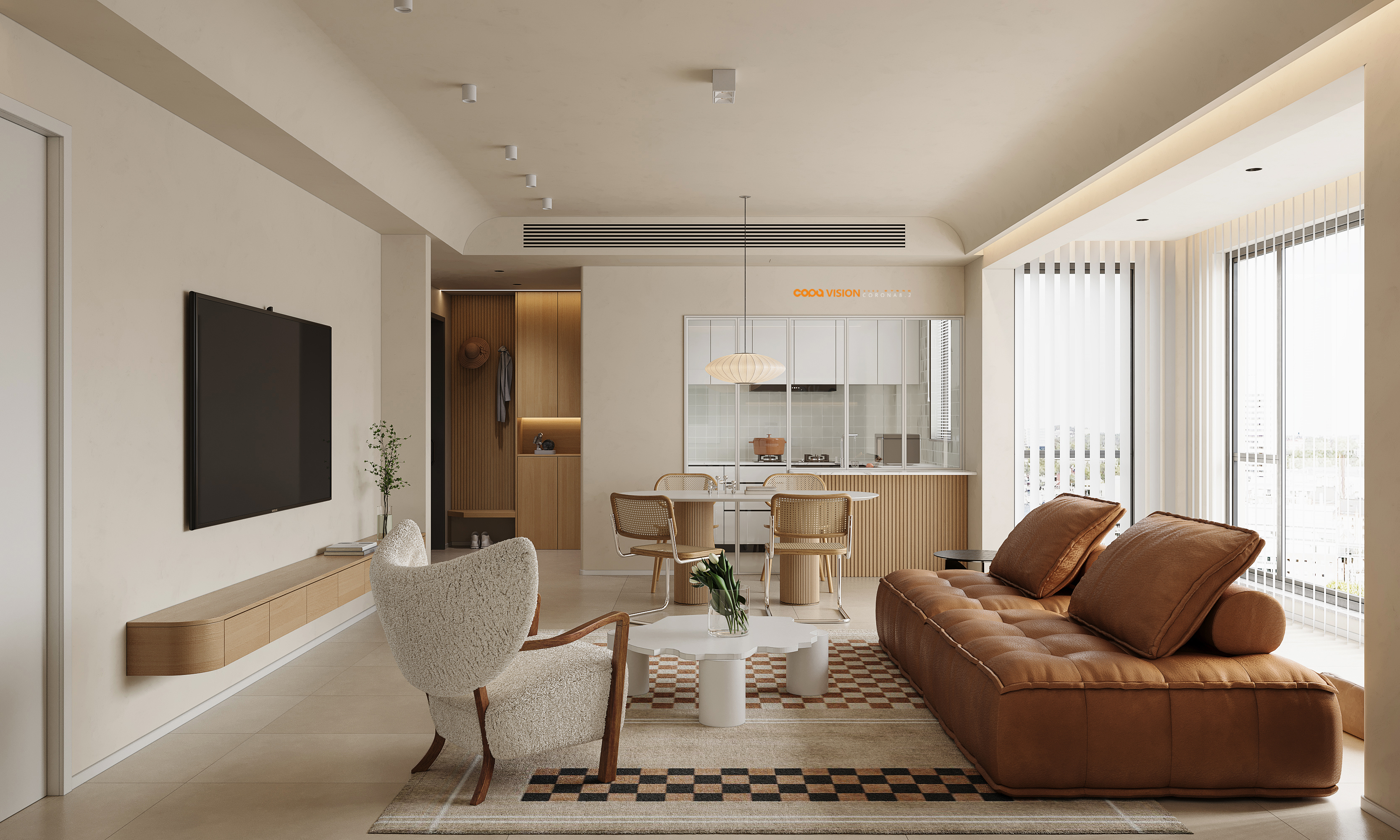 靠背视觉 2022 年中下旬家装效果图表现作品-44