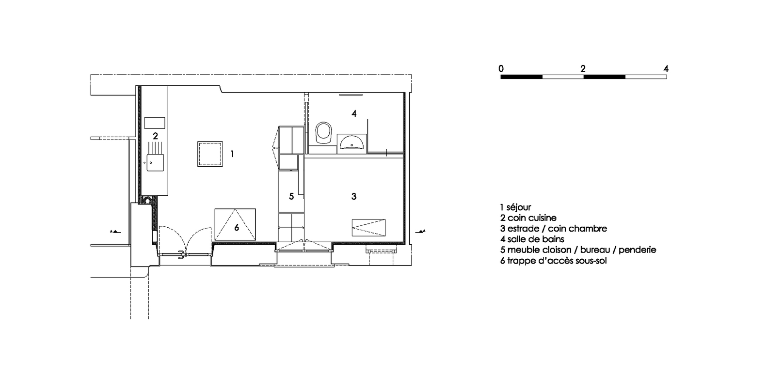 巴黎古宅中的 24 平米舒适公寓-30