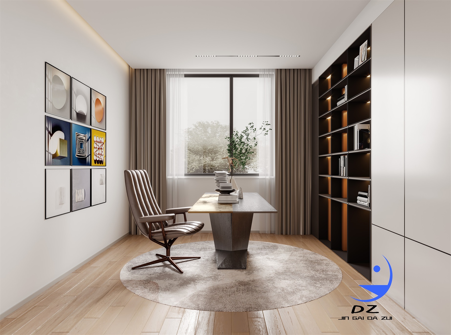 现代室内表现案例-6