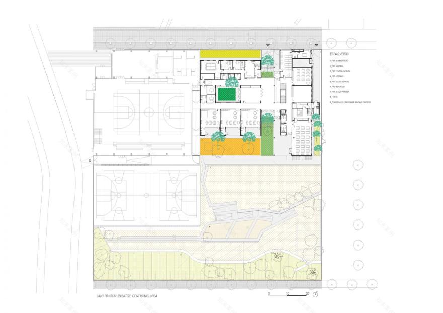 西班牙 Sant Fruitós 教育建筑丨西班牙巴塞罗那丨Adrià Goula-29