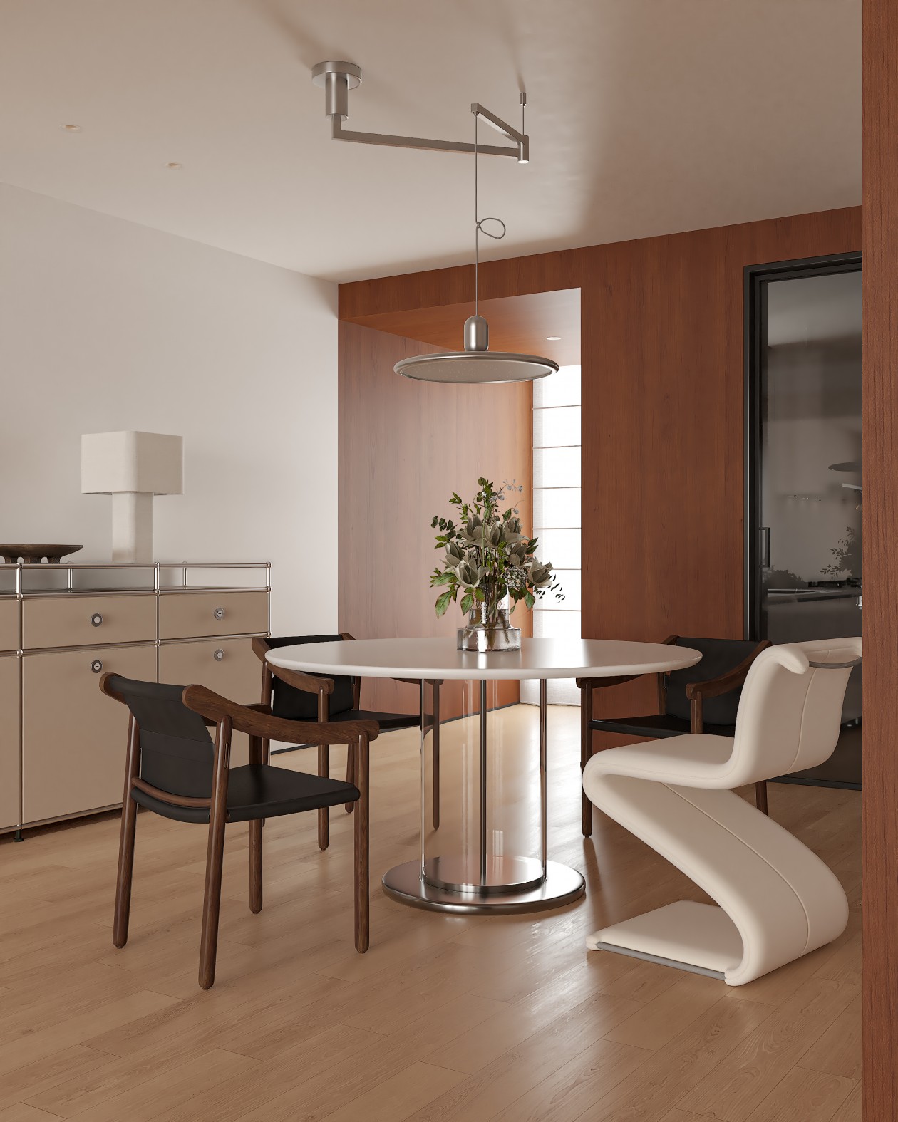 极简木色系家装效果图表现-5