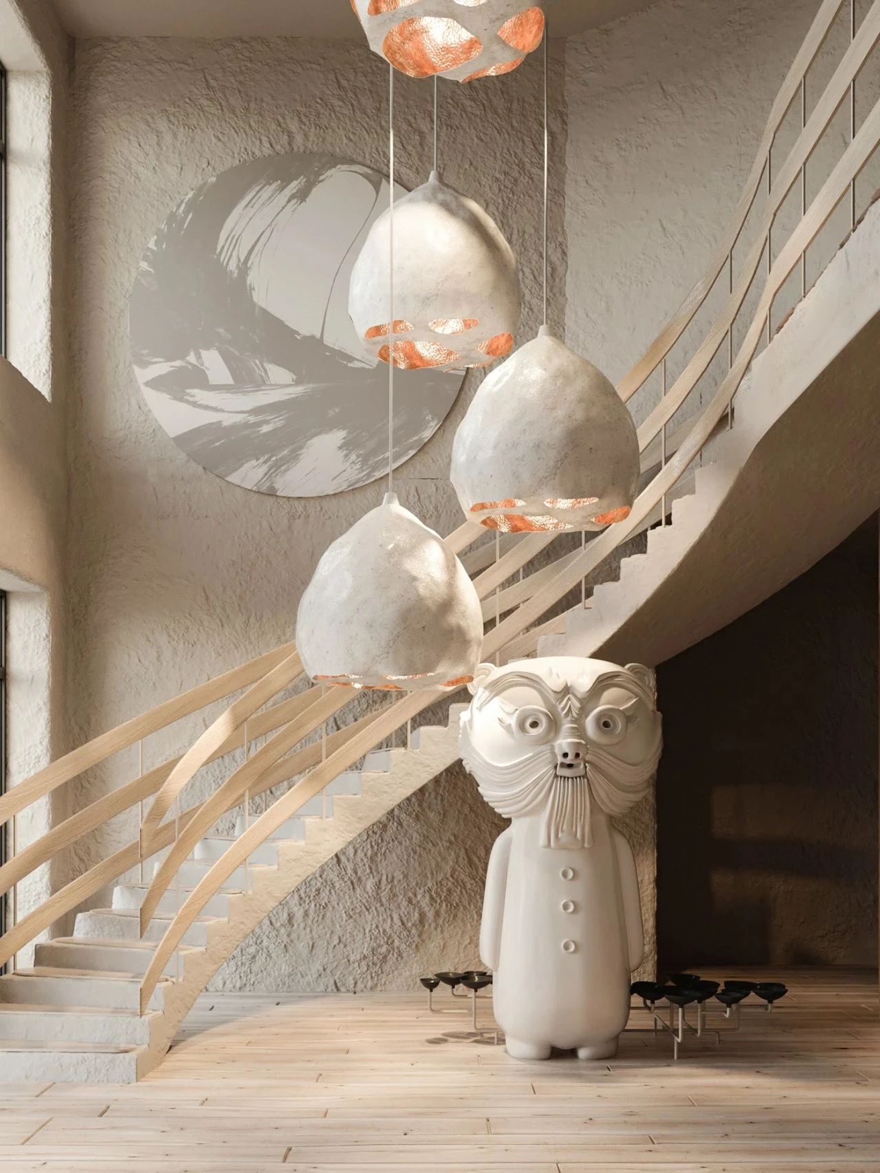 东方极简,255㎡侘寂美学豪宅丨Sergey Makhno-22